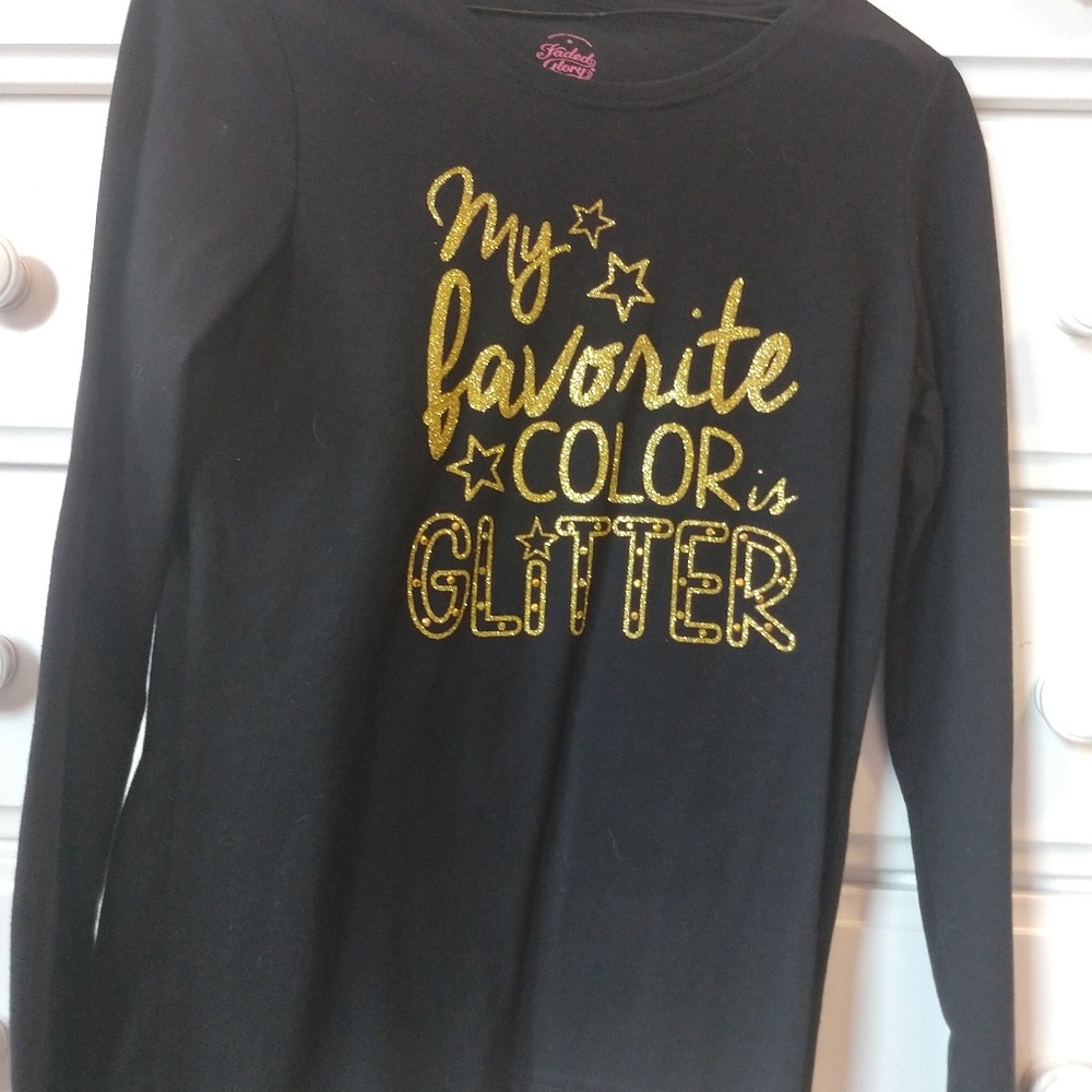Glitter is my favorite color long sleeve shirt